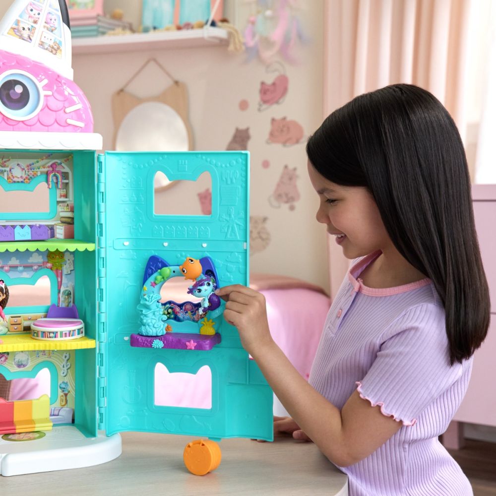 Set de joaca cu figurine, Gabbys Dollhouse, MerCats Aquarium Balcony, 20152984