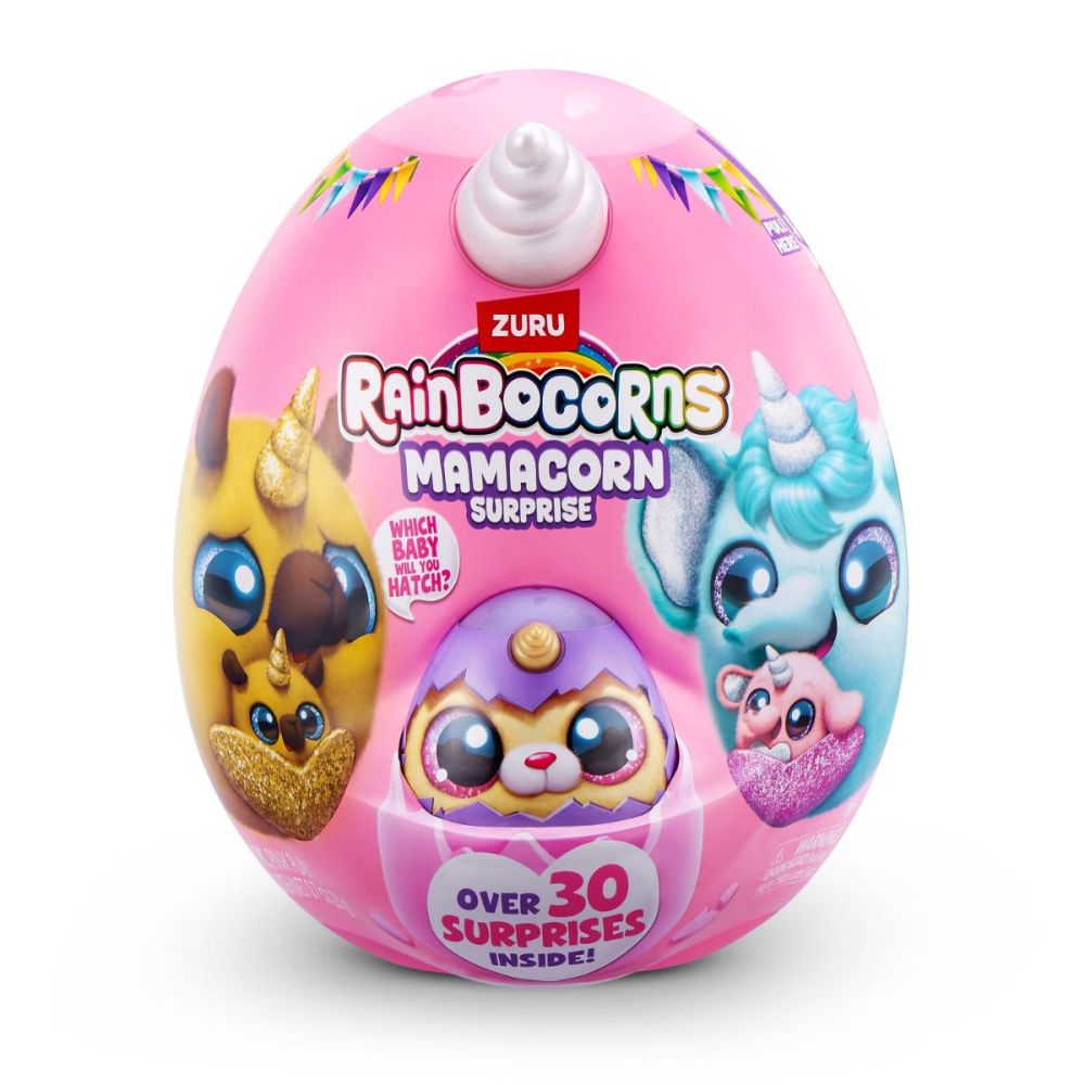Jucarie de plus surpriza, Rainbocorns, Mamacorn, 30 surprize