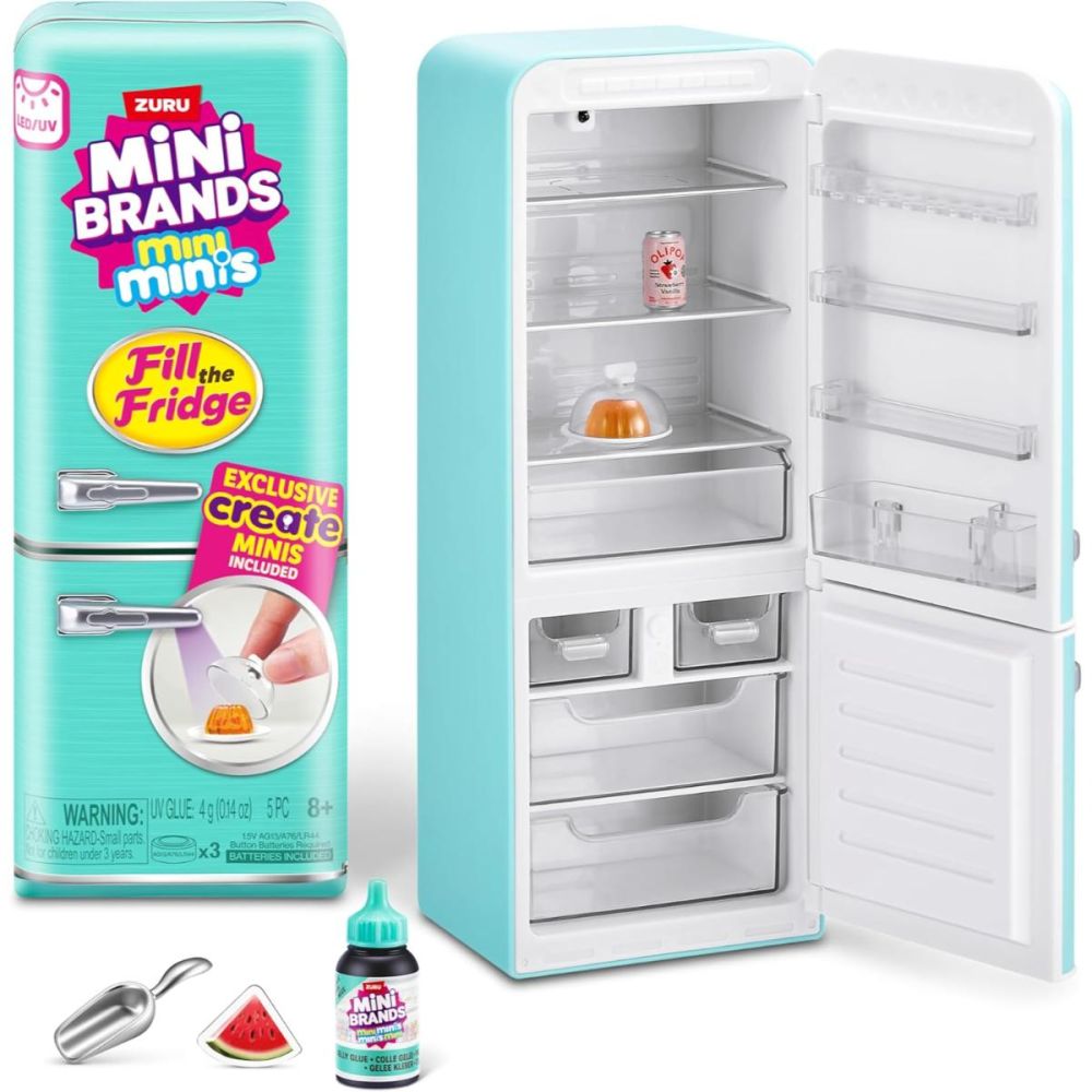 Set de joaca, Mini Brands, 5 Surprise, Mini Frigider | Noriel