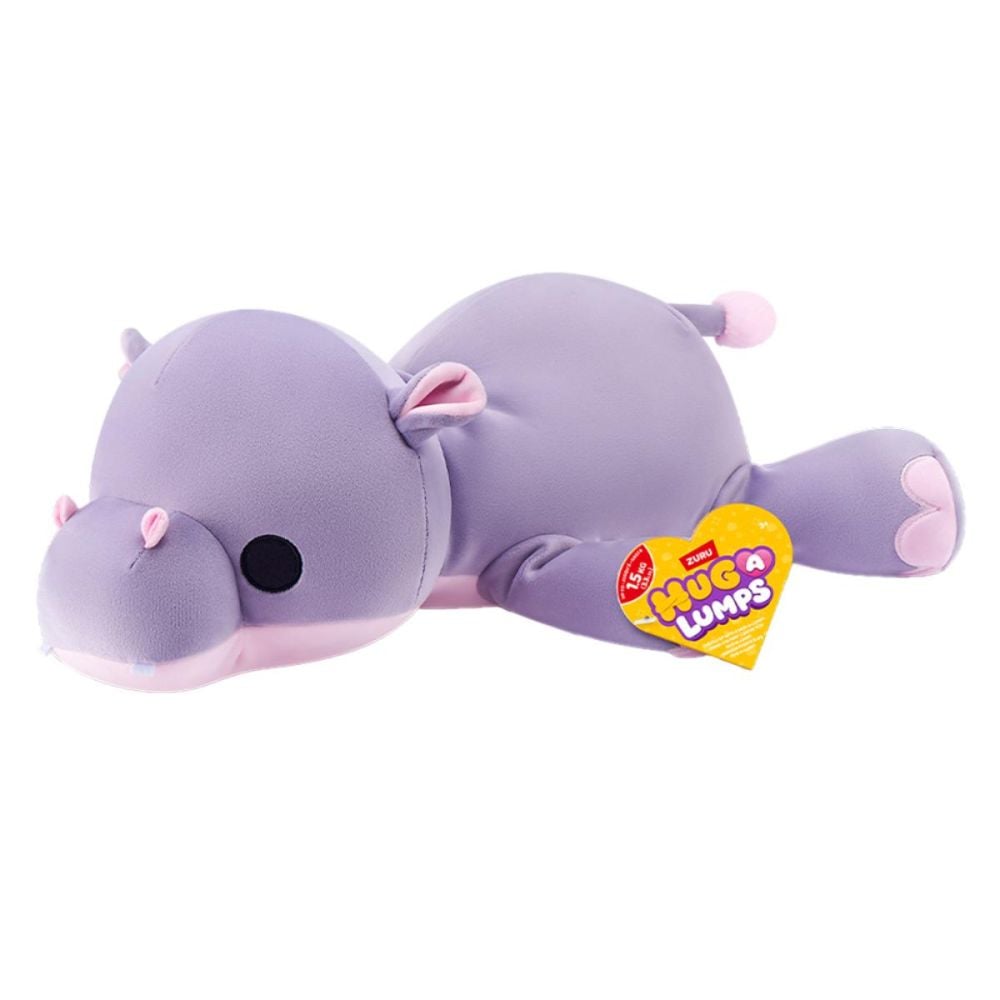 Jucarie de plus super moale, Hug A Lumps, S2, Hipopotamul Harley, 60 cm
