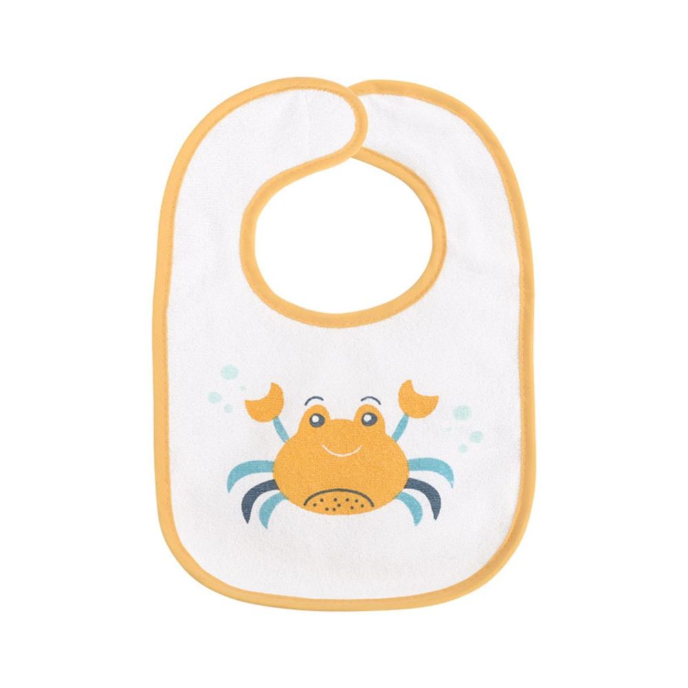 Set 7 bavete, Lorelli, bumbac si peva, 30 x 19 cm, inchidere cu banda velcro