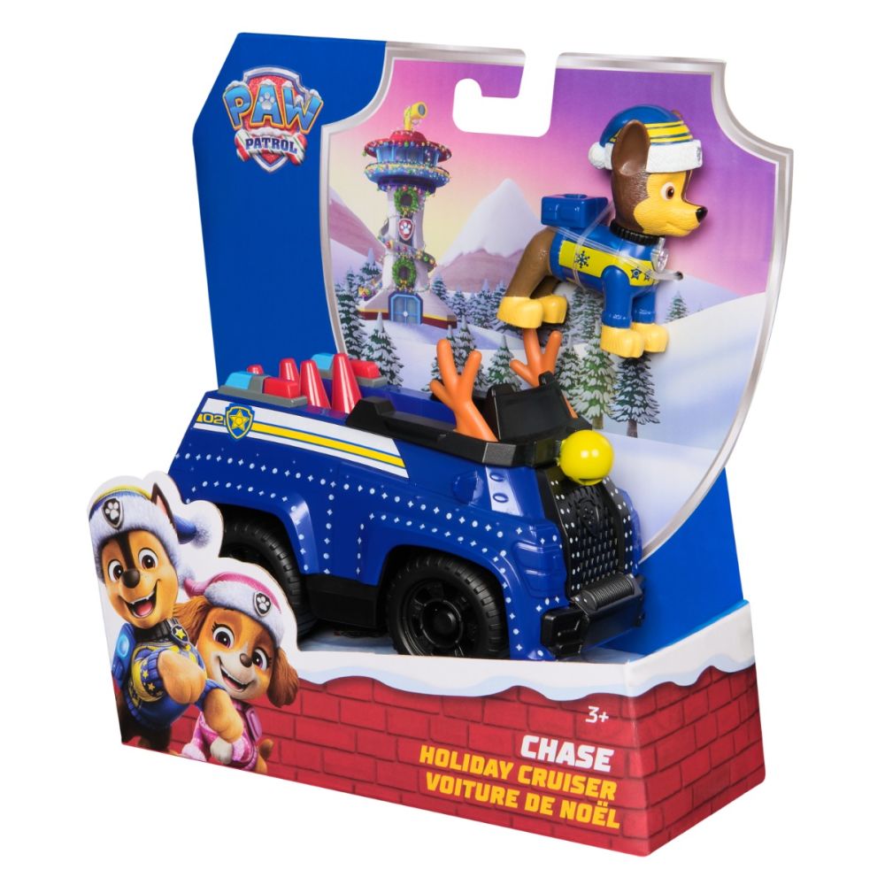 Masina cu figurina, Paw Patrol, Chase Holiday Cruiser, 20153731