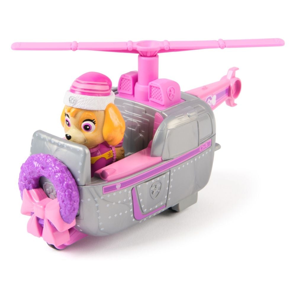 Elicopter cu figurina, Paw Patrol, Skye Holiday, 20153733