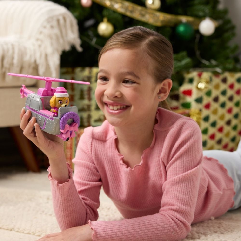 Elicopter cu figurina, Paw Patrol, Skye Holiday, 20153733