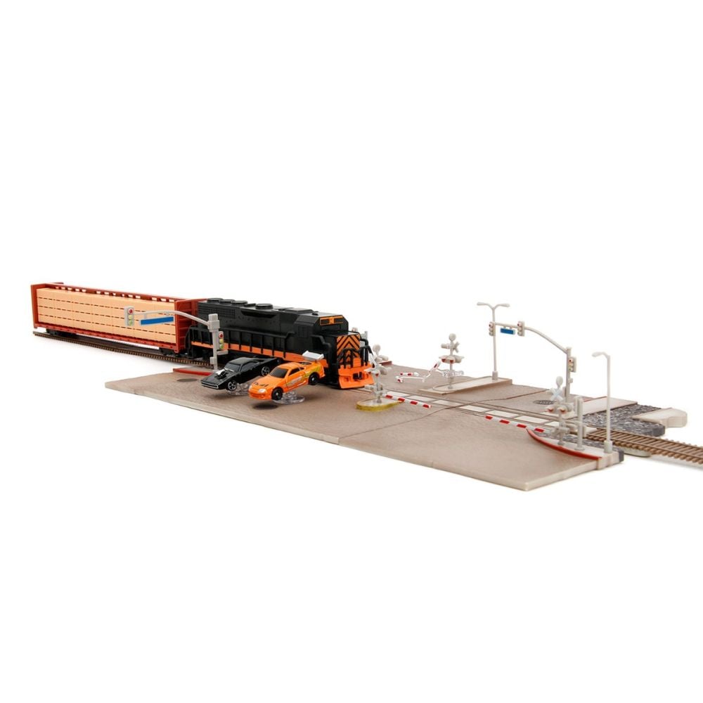 Set de joaca Diorama Fast And Furious, Jada, Nano Train Scene