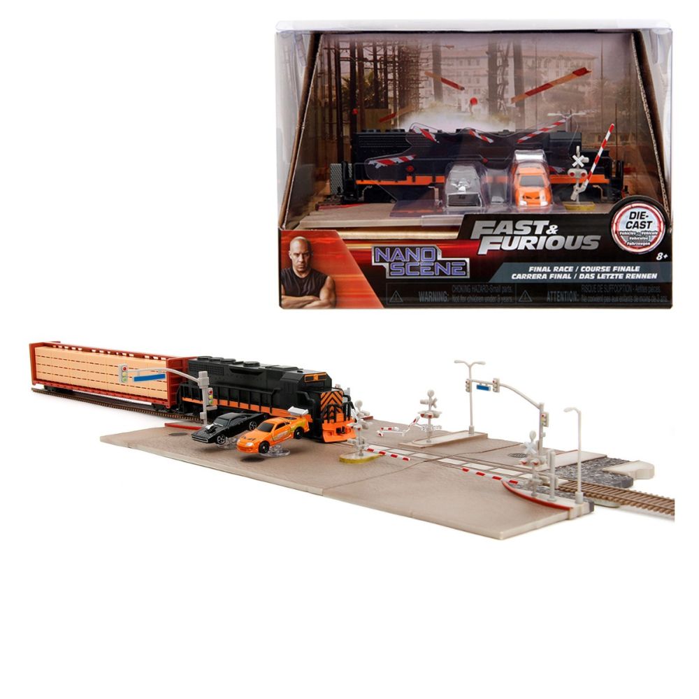 Set de joaca Diorama Fast And Furious, Jada, Nano Train Scene | Noriel