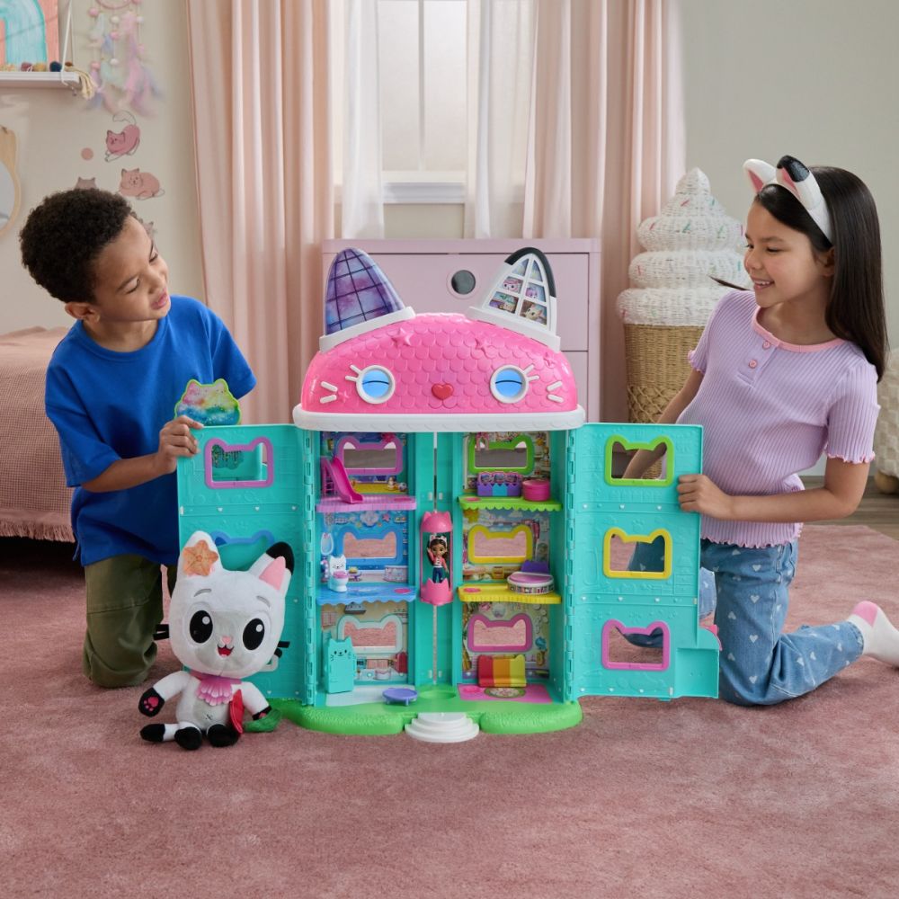 Gabby出品　まとめて Jucarie interactiva, Gabbys Dollhouse, Urechi muzicale, Meow Tech