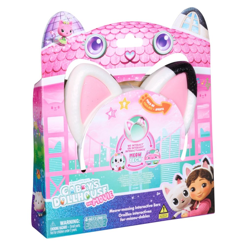 Jucarie interactiva, Gabbys Dollhouse, Urechi muzicale, Meow Tech