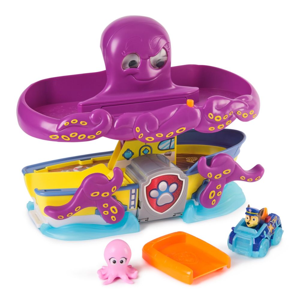 Set de joaca cu figurine, Paw Patrol, Pup Squad Octopus Rescue, 6074392