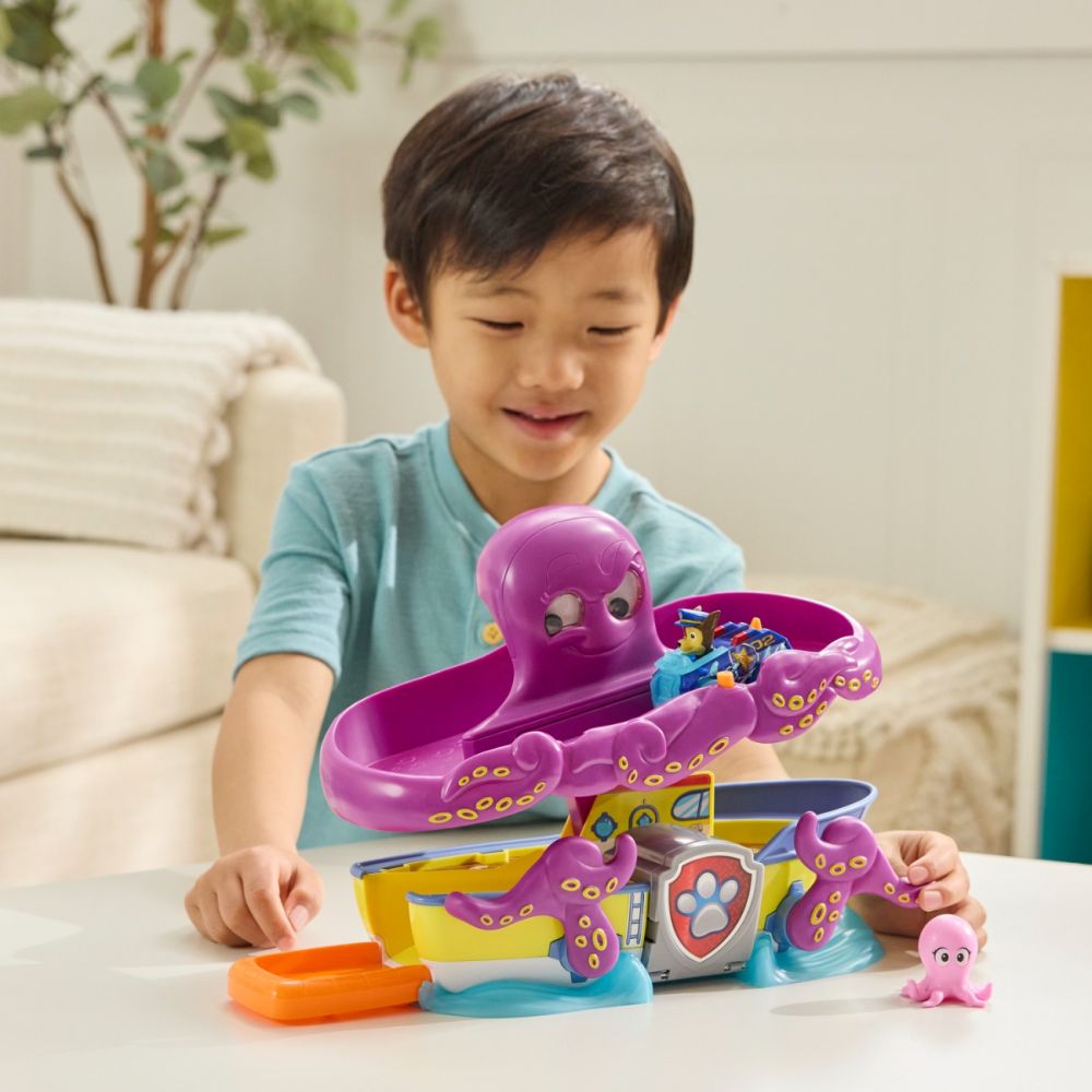 Set de joaca cu figurine, Paw Patrol, Pup Squad Octopus Rescue, 6074392