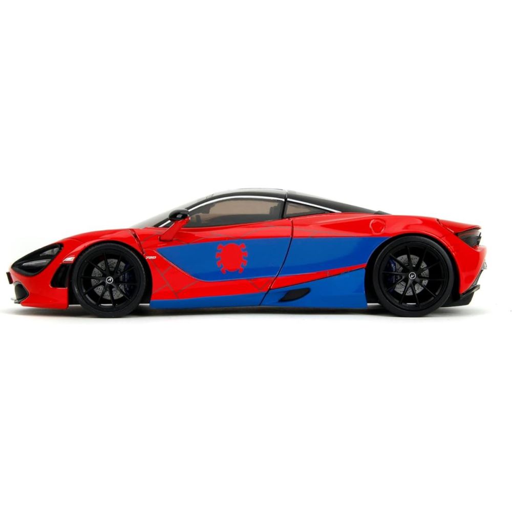 Set masina si figurina, Jada, Marvel, Mclaren 720S si Spider-Man