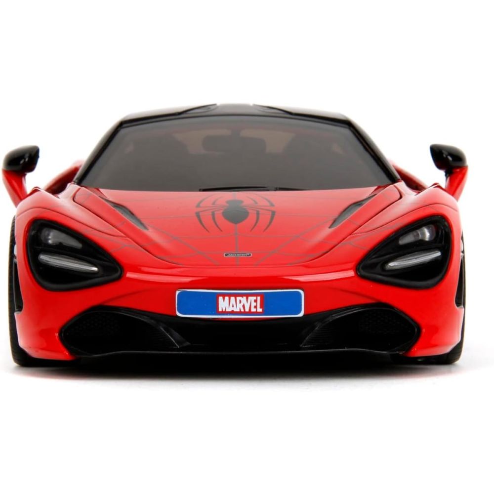 Set masina si figurina, Jada, Marvel, Mclaren 720S si Spider-Man