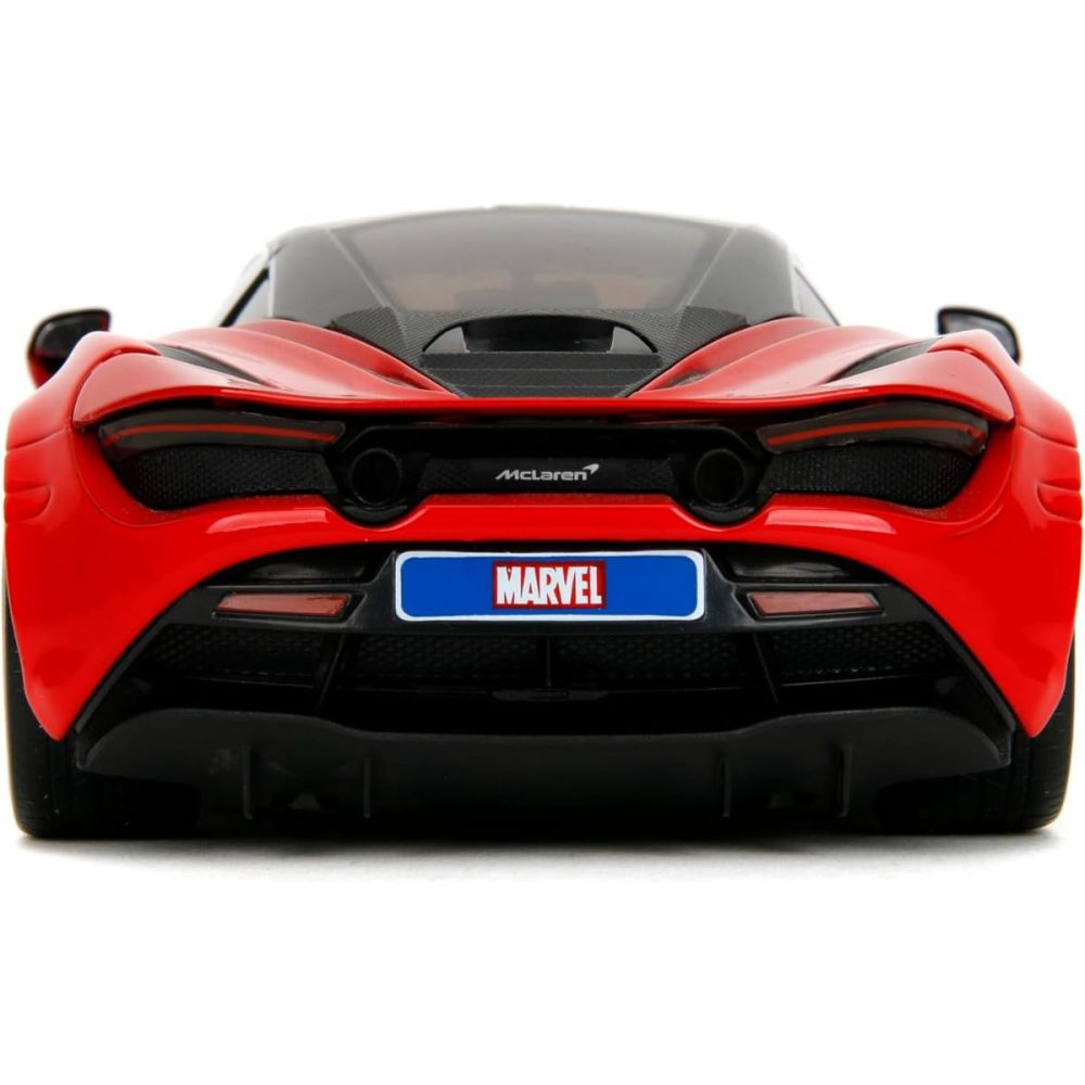 Set masina si figurina, Jada, Marvel, Mclaren 720S si Spider-Man