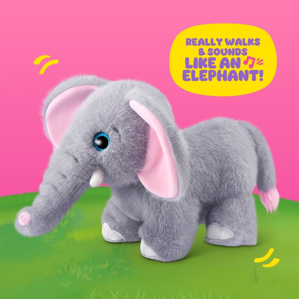 Set de joaca interactiv, Pets Alive, Mama Elefant si Puii sai