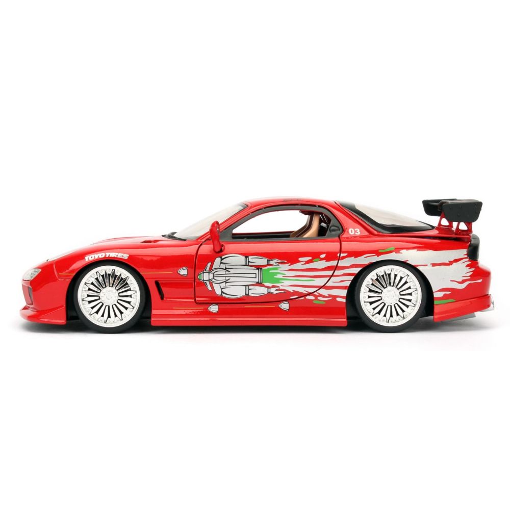 Masina din metal, Jada, Fast And Furious, Dom's Mazda Rx-7 1993, 1:24