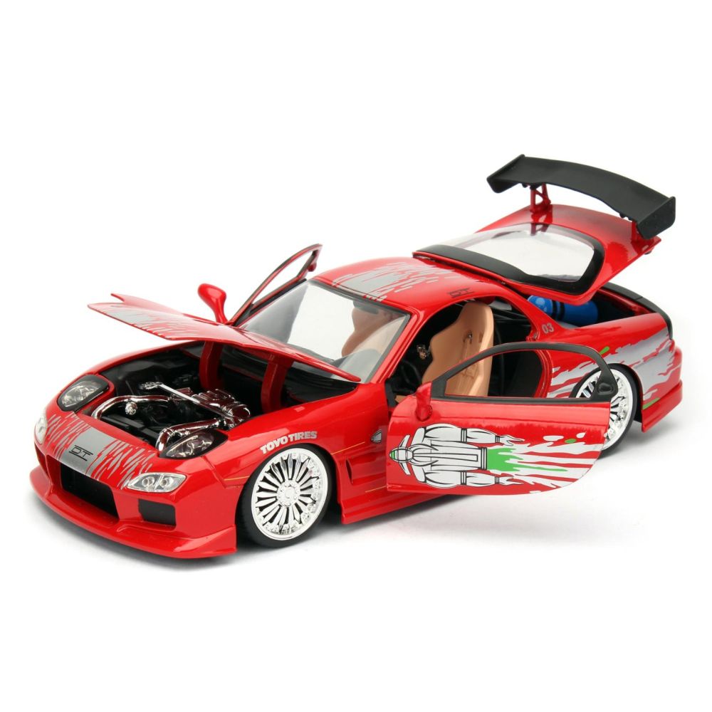 Masina din metal, Jada, Fast And Furious, Dom's Mazda Rx-7 1993, 1:24
