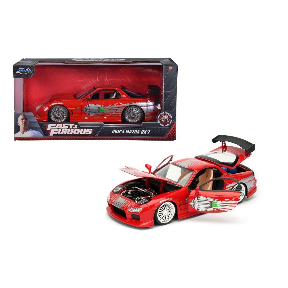 Masina din metal, Jada, Fast And Furious, Dom's Mazda Rx-7 1993, 1:24