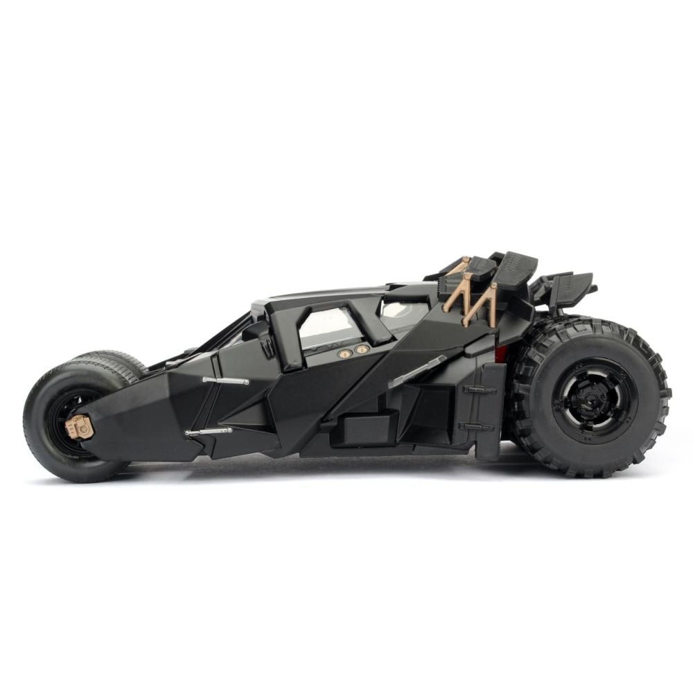 Masina din metal si figurina, Jada, Batman si Batmobil The Dark Night, 1:24