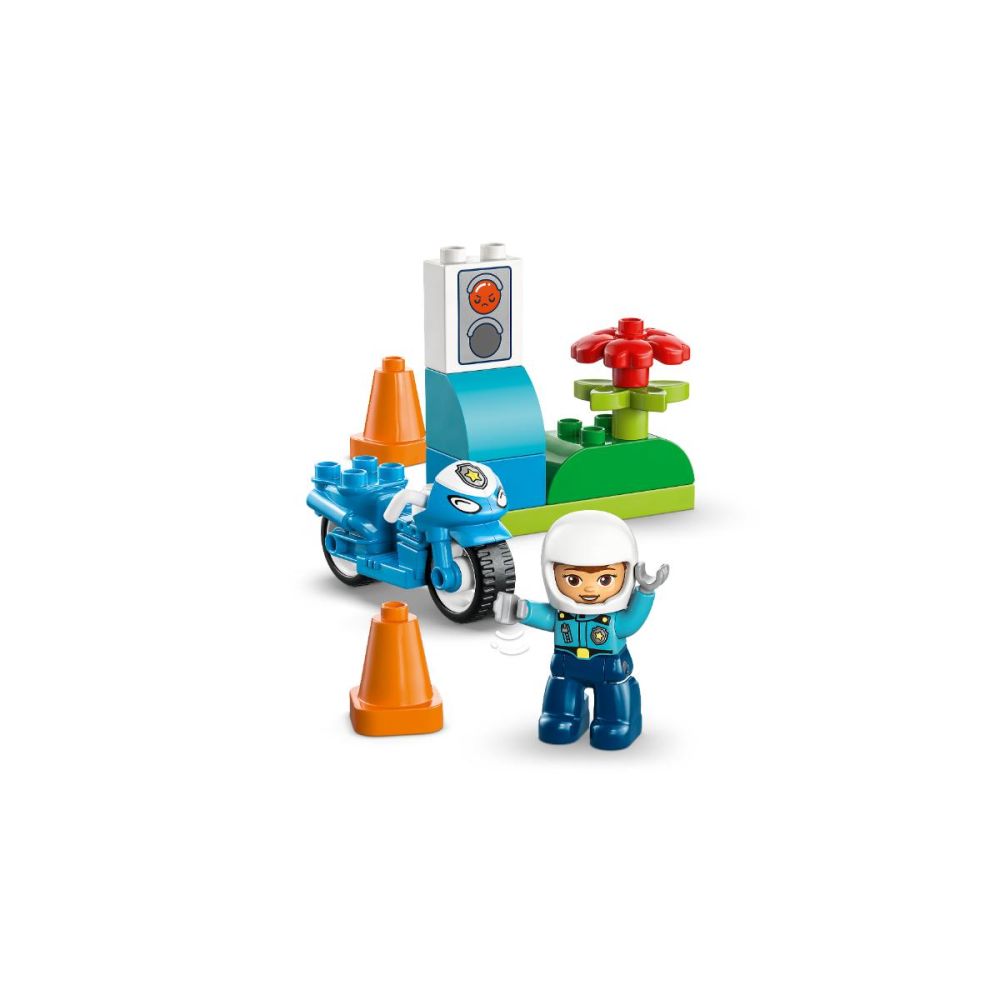 LEGO® DUPLO - Motocicleta albastra de politie (10471)