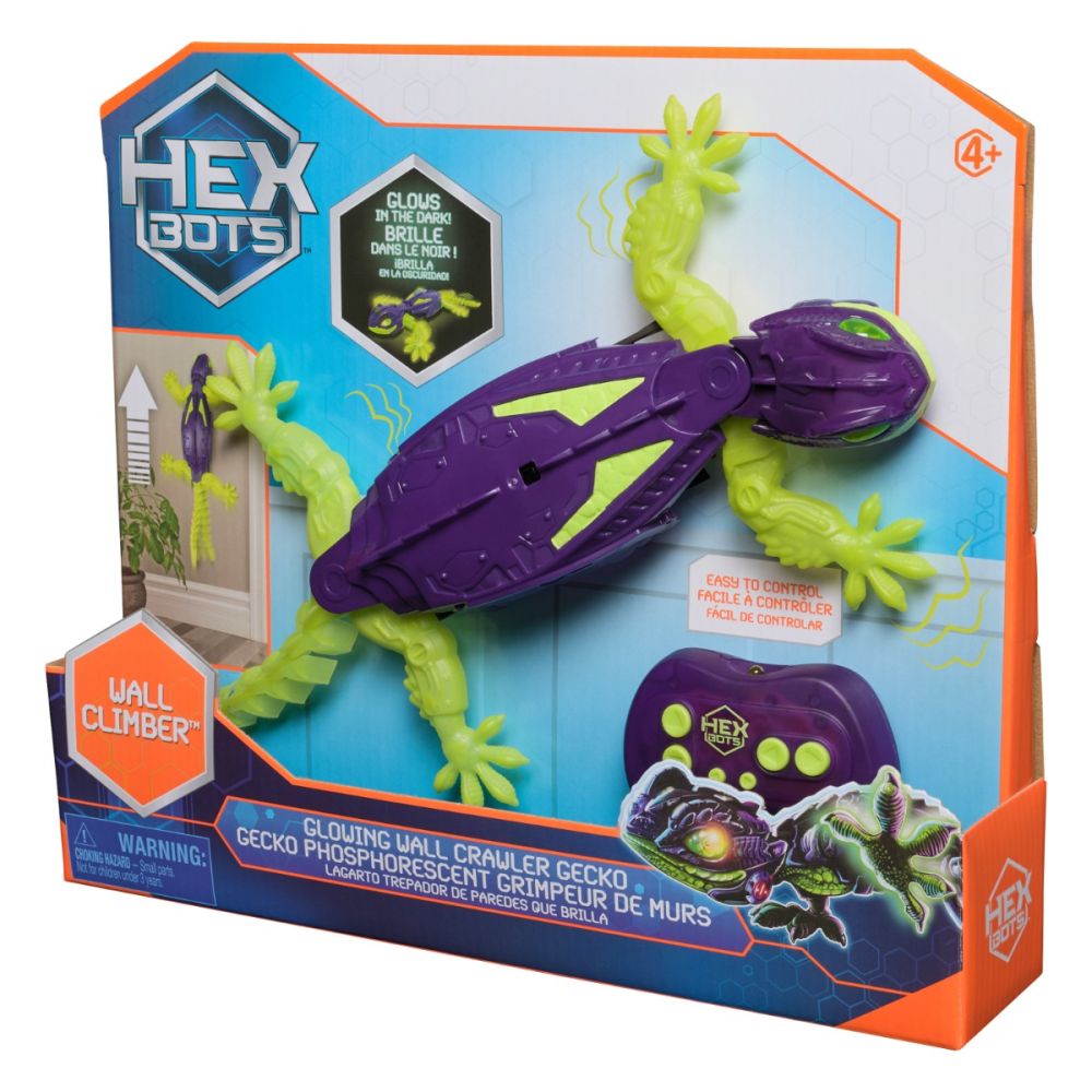 Gecko interactiv cu telecomanda, Hexbots, Glow In The Dark