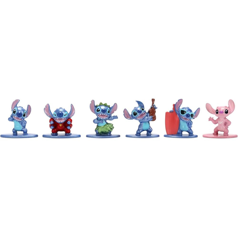 Figurina metalica surpriza, Jada, Nano Disney Stitch, 4 cm