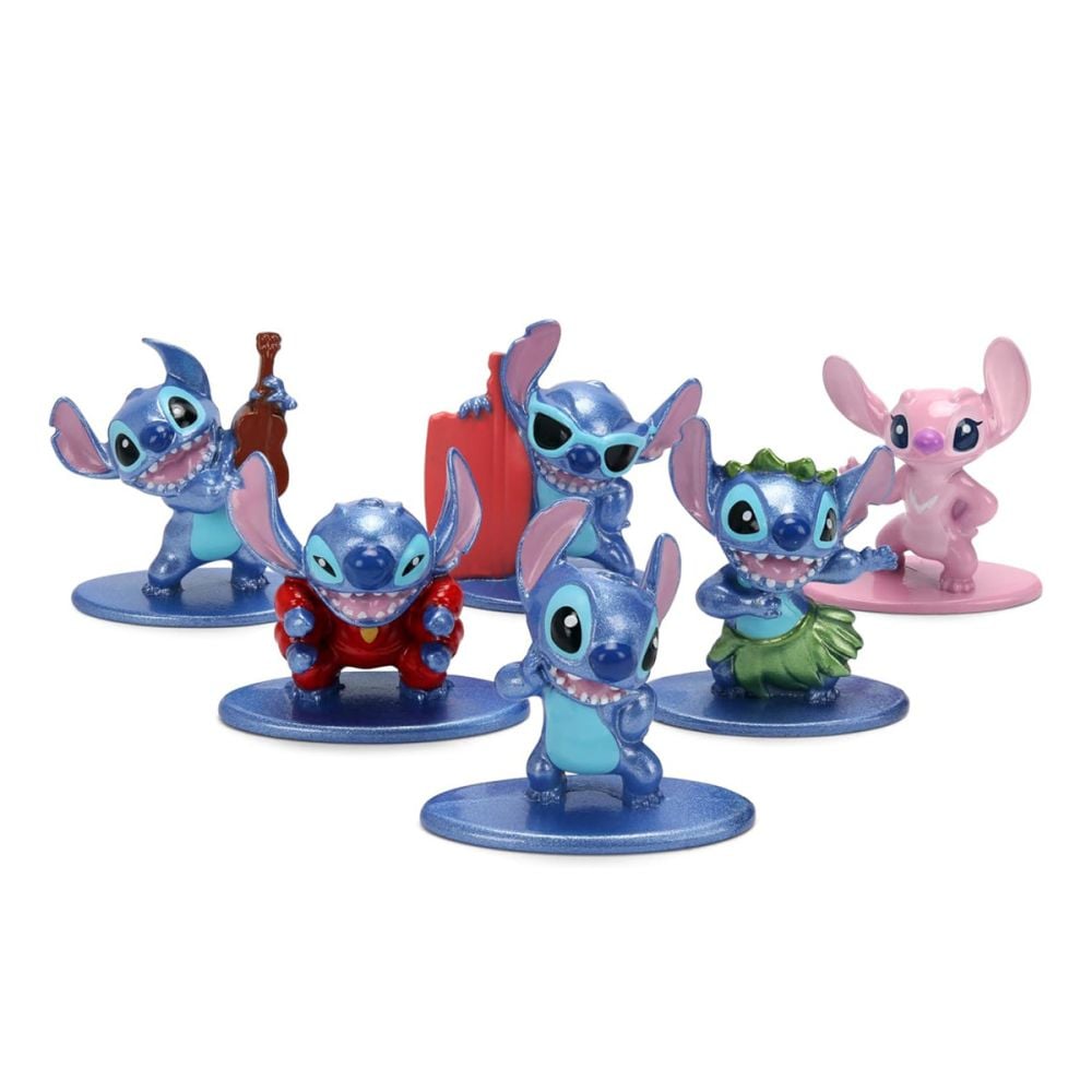 Figurina metalica surpriza, Jada, Nano Disney Stitch, 4 cm