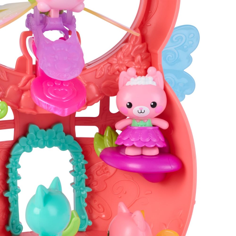 Set de joaca cu figurine, Gabbys Dollhouse Fairylandia, Kitty Fairys Flutter-riffic, 6075567