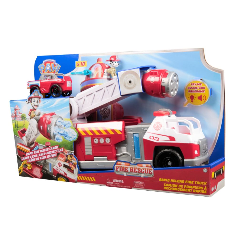 Camion de pompieri cu sunete, Paw Patrol, Rapid Fire Water Canon, 6072600