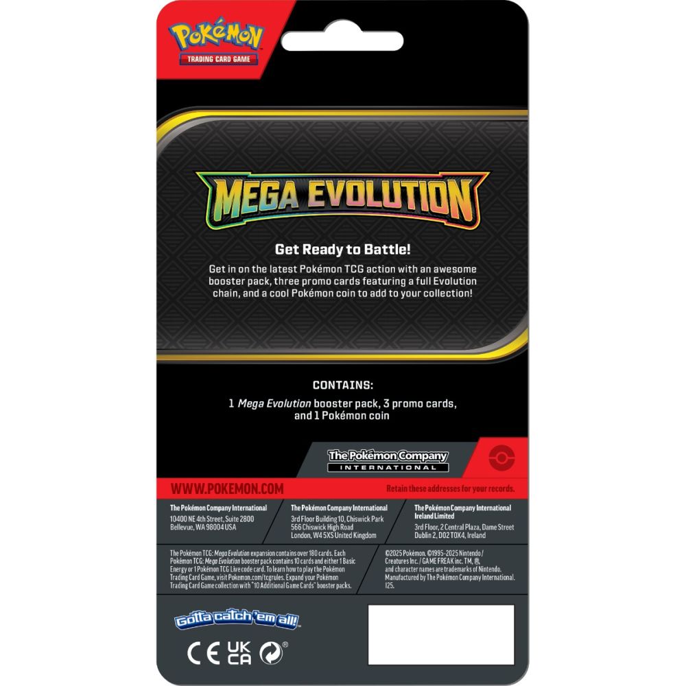 Set carti de joc Pokemon TCG, Mega Evolution 01 Premium Checklane