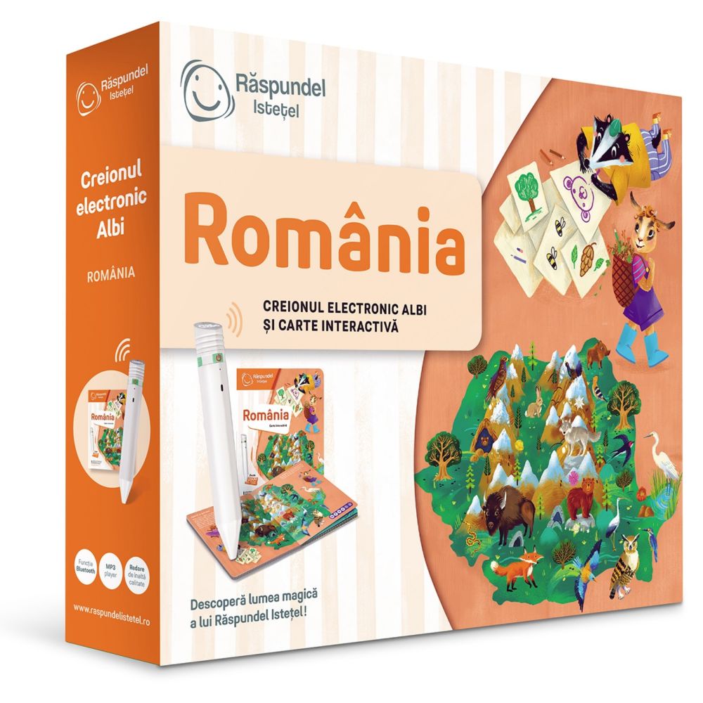 Carte interactiva si creion, Raspundel Istetel, Romania