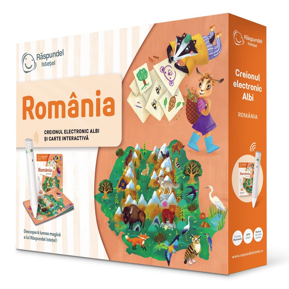 Carte interactiva si creion, Raspundel Istetel, Romania