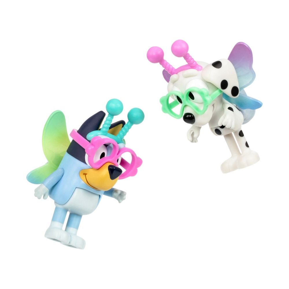 Set 2 figurine, Bluey si Chloe, Aliens