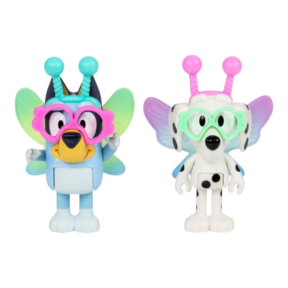 Set 2 figurine, Bluey si Chloe, Aliens
