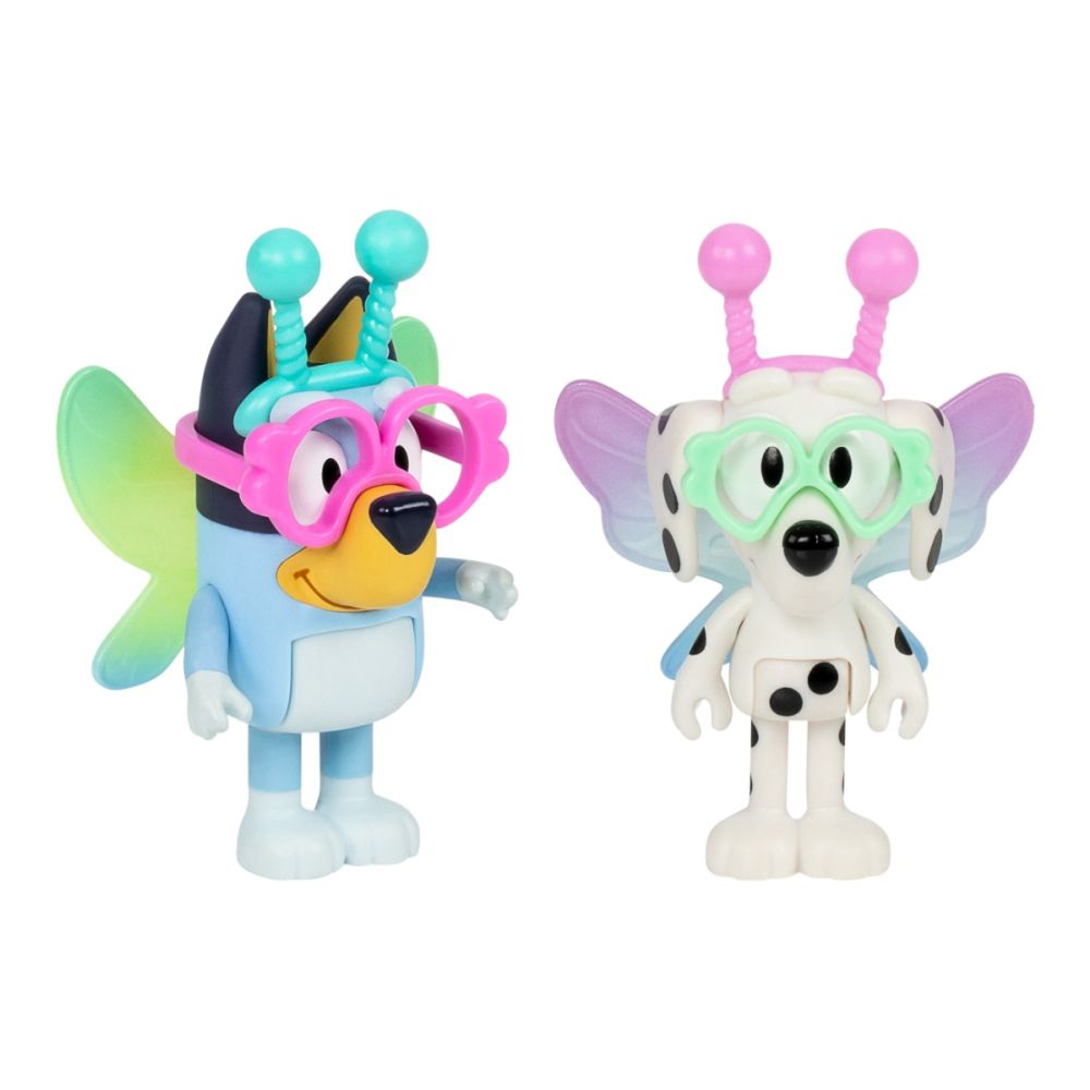 Set 2 figurine, Bluey si Chloe, Aliens