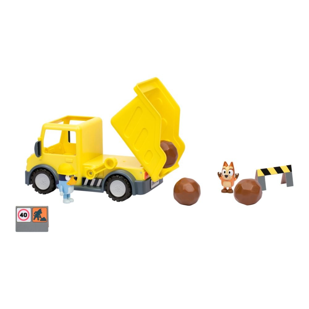 Set 2 figurine si basculanta, Bluey, Dump Truck