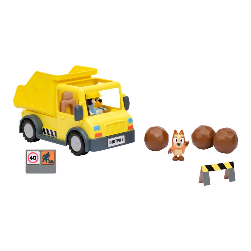 Set 2 figurine si basculanta, Bluey, Dump Truck