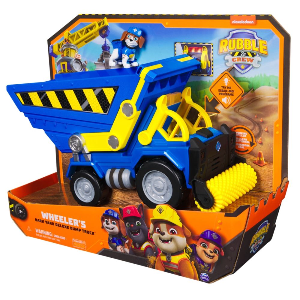 Set basculanta cu figurina, Rubble&Crew, 6070126