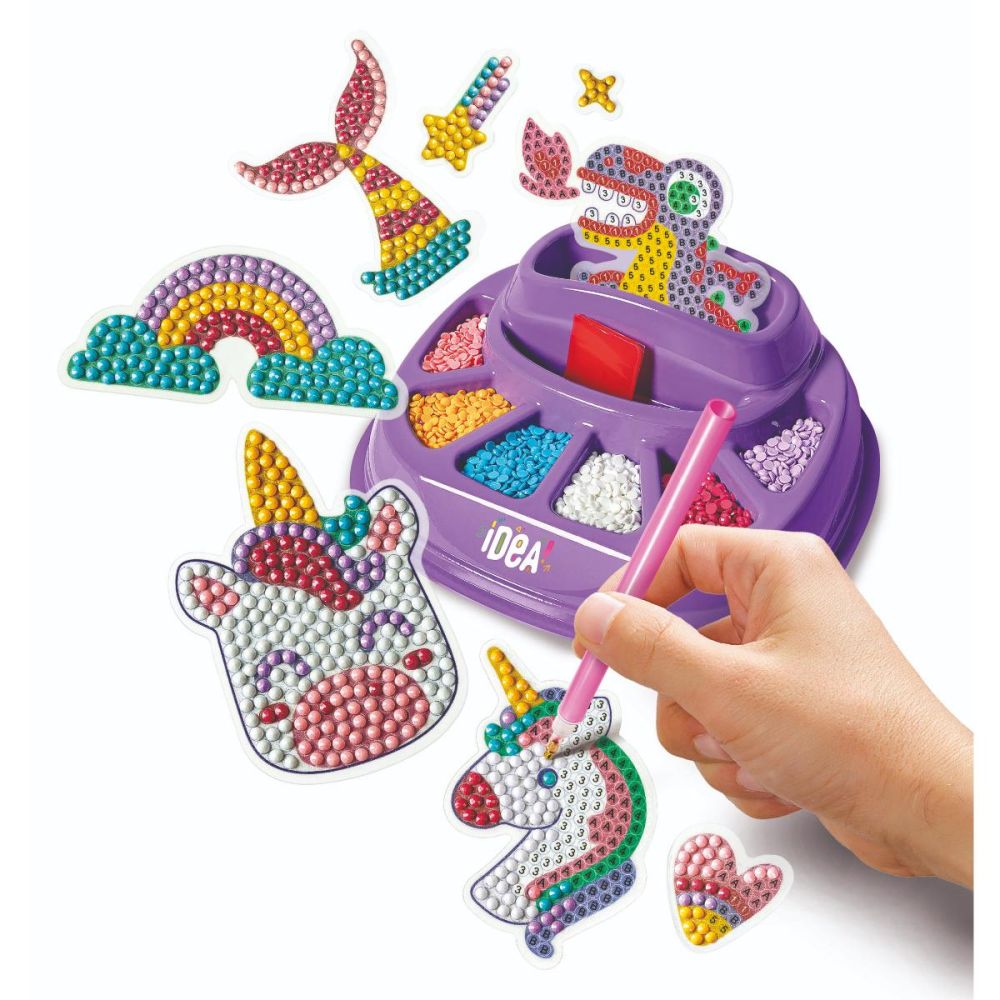 Set de joaca creativ, Clementoni, Idea, Sparkly Creations, Fantasy Art