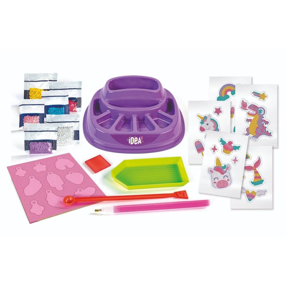 Set de joaca creativ, Clementoni, Idea, Sparkly Creations, Fantasy Art