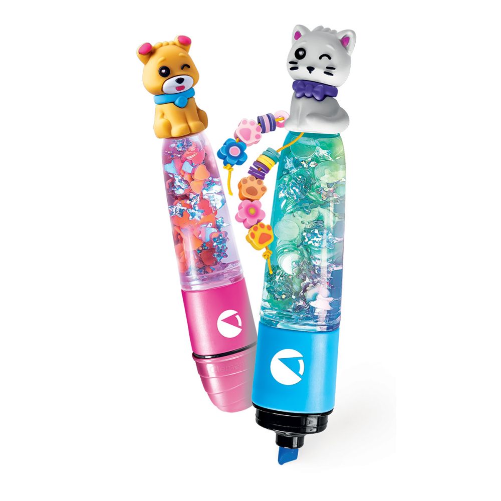 Set de creatie Clementoni Idea, Marker cu decoratiuni, Sweet Pets