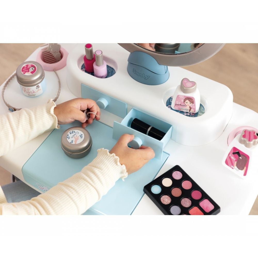 Masuta de machiaj,  Smoby, My Beauty Dressing, 15 accesorii
