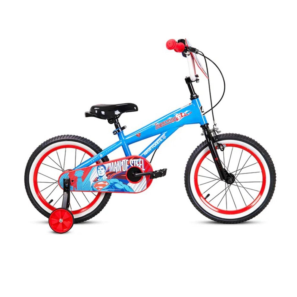 Bicicleta cu roti ajutatoare, Superman, 16 inch