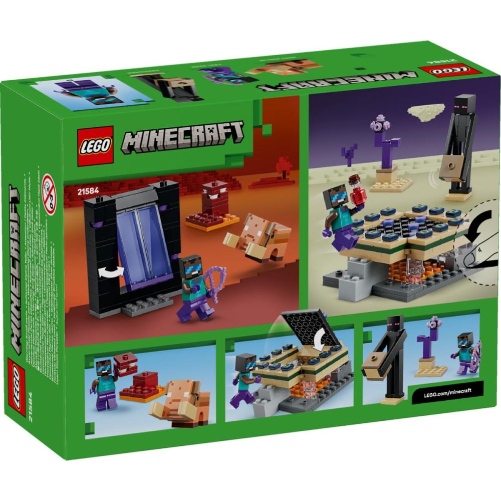 LEGO® Minecraft - Calatorie prin portalurile Nether si End (21584