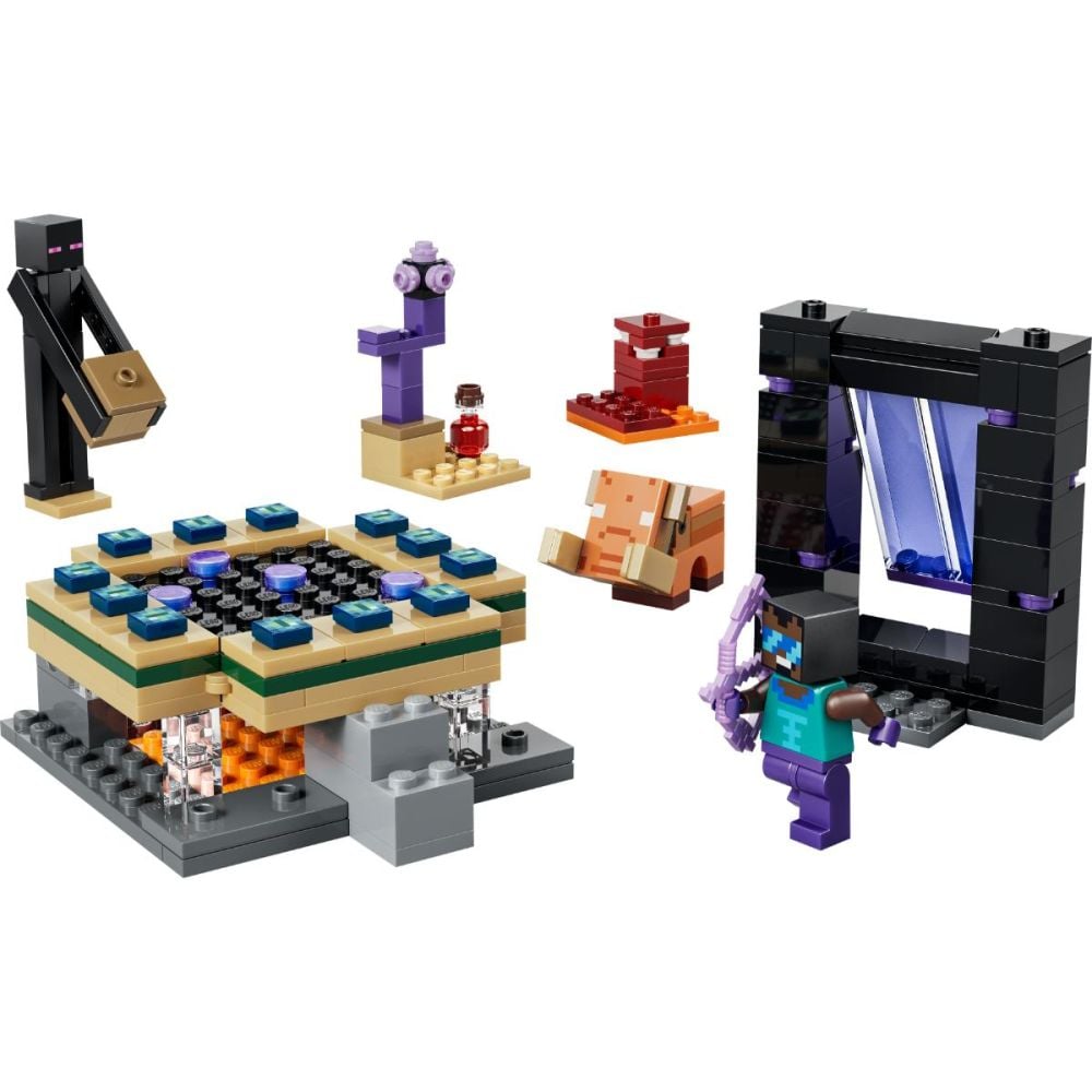 LEGO® Minecraft - Calatorie prin portalurile Nether si End (21584)