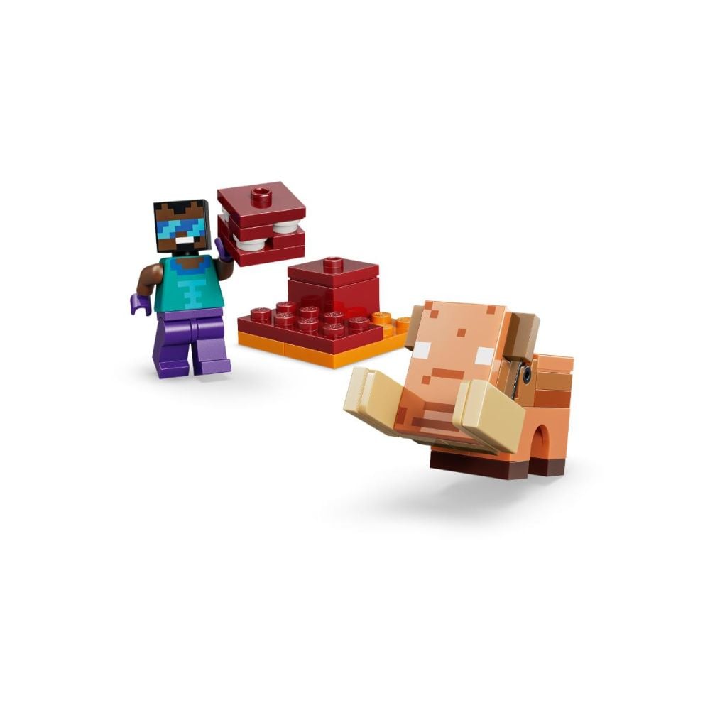 LEGO® Minecraft - Calatorie prin portalurile Nether si End (21584)