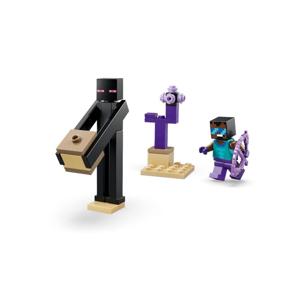 LEGO® Minecraft - Calatorie prin portalurile Nether si End (21584)