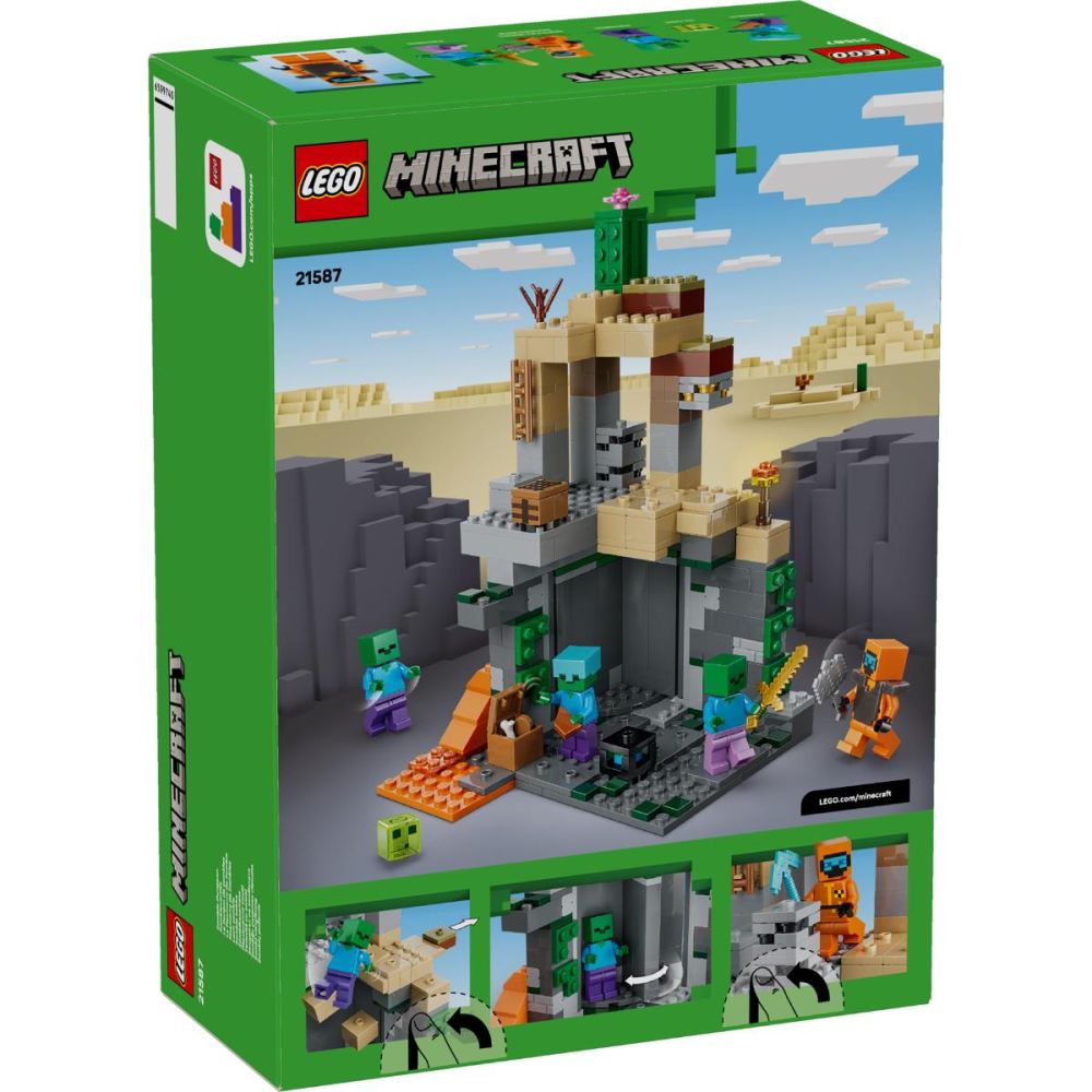 LEGO® Minecraft - Temnita cu zombi (21587) | Noriel