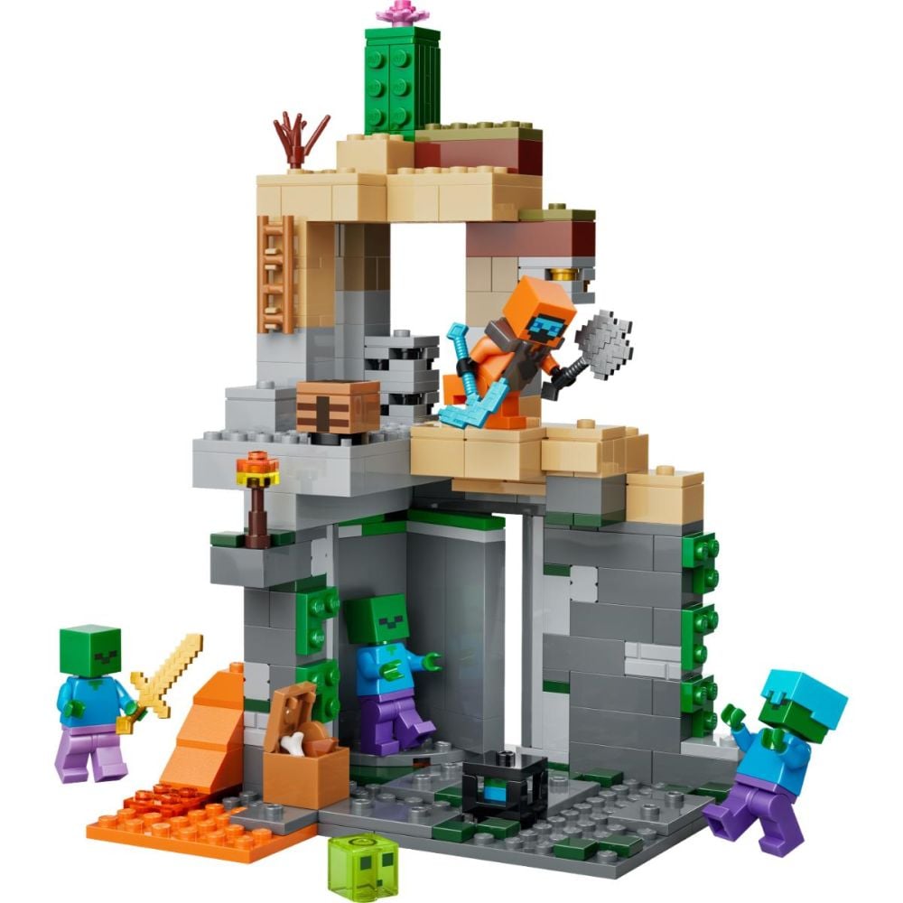 LEGO® Minecraft - Temnita cu zombi (21587) | Noriel