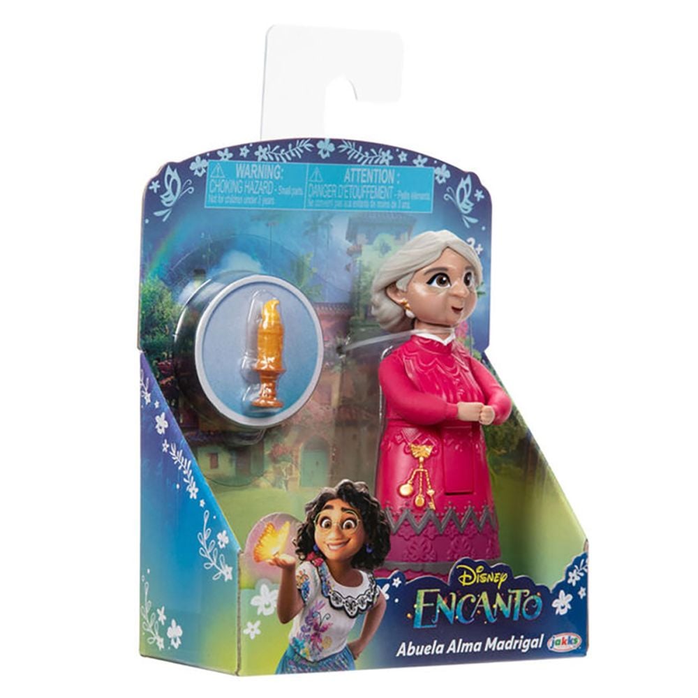 Papusa mini cu accesoriu, Disney Encanto, Abuela Alma Madrigal, 8 cm