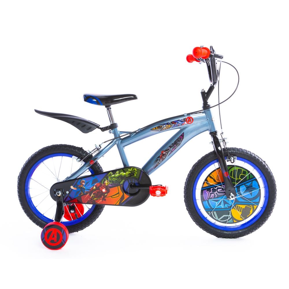 Bicicleta cu roti ajutatoare, Huffy, Marvel Avengers, 16 inch
